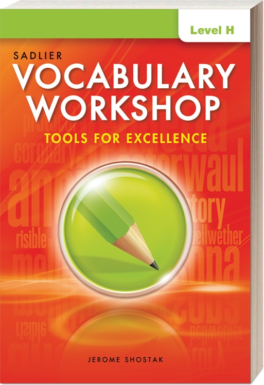 Shop | Vocabulary Workshop, Tools for Excellence | Student